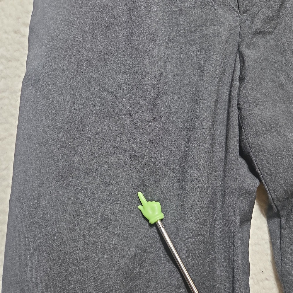 Vtg 90s Polo Ralph Lauren Pure Wool Mens 34x29 Pleated Black Trousers Pants - Picture 2 of 8
